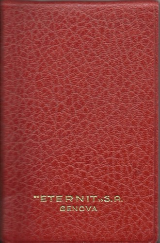 Agendina anno 1938 - agendina, 1938_eternit