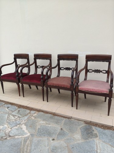 Set quattro poltrone - set, epoca