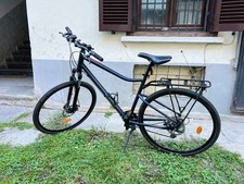 Decathlon Riverside 500 – Bici ibrida 28” blu, come nuova + accessori