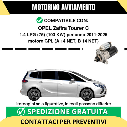 Motorino avviamento opel - avviamento,