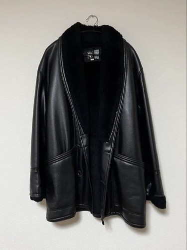 Giacca nera pelle premium