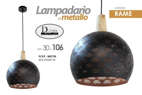 Lampadario tondo color - lampadario, sf