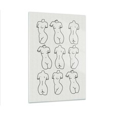 Quadro su Vetro 50x70cm Corpo