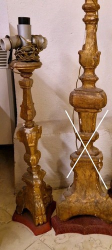 Candeliere 800 legno - '800,