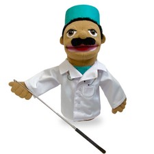 Pupazzo a mano dottore 16" per