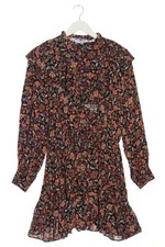 ZARA Abito a maniche lunghe Donna Abito Taglia IT 42 rosso-nero elegante