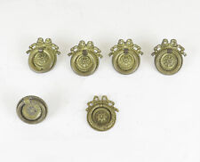 6 MANIGLIE TONDE IN BRONZO