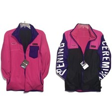 Giacca reversibile rosa/viola