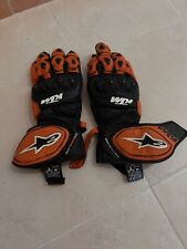 Guanti Moto pelle Professionali Alpinestar Gp Plus R2 Colore Nero-Arancione KTM