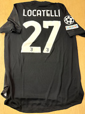 Maglia juventus match issued Locatelli champions league home away stock pro