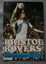 BRISTOL ROVERS vs CHARLTON ATHLETIC - Divisione Due - 30 ottobre 1976 