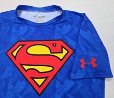 Camicia Under Armour Superman aderente Alter Ego uomo 2XL compressione USO LIMITATO