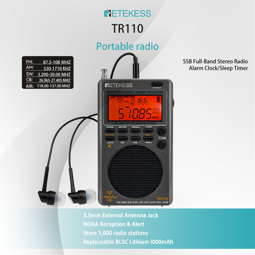 Retekess tr110 radio - retekess,