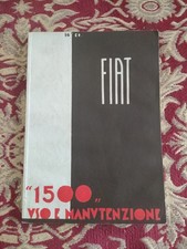 Uso manutenzione fiat 1500 - e,
