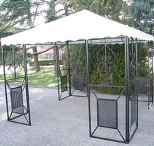 GAZEBO IN FERRO BATTUTO