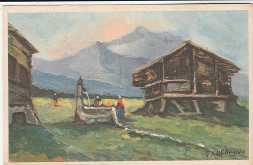 Sl564 cartolina illustrata - sl564,