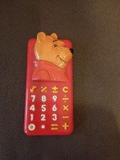 Calcolatrice vintage 1988 Walt Disney Winnie The Pooh batterie nuove funzionanti!