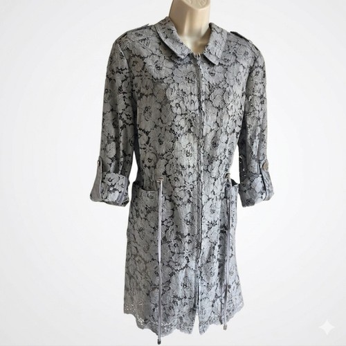 Parka giacca pizzo - , floreale