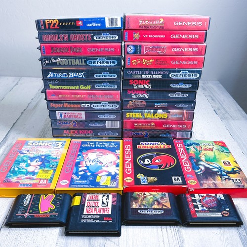 Sega genesis games loose - genesis,