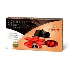 CONFETTI ROSSI AL CIOCCOLATO FONDENTE 1KG CRISPO