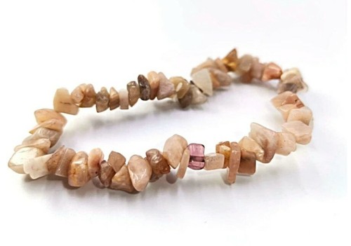 Bracciale elastico pietre - pietre, chip