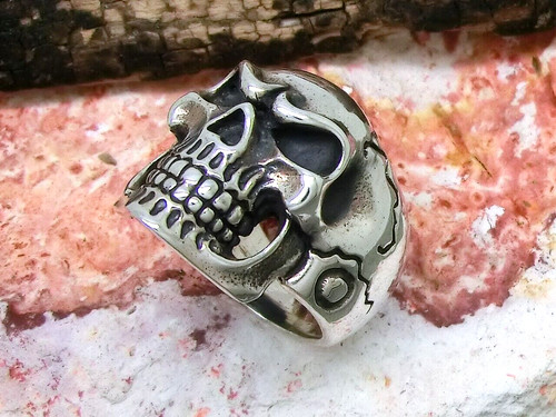 Anello teschio 925 - anello, sterling