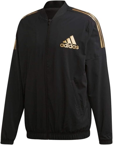 Felpa adidas uomo nero oro - felpa,
