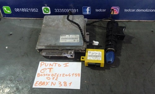 Kit chiave fiat - punto, 1998