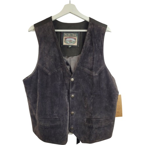 Gilet gilet pelle scamosciata