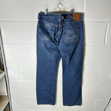 Jeans Levis Uomo W34 L32 Blu 501XX Selvedge Fibbia Big E Denim 1937 Limited