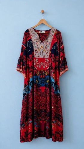 Maxi abito peace - love, boho