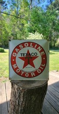 Insegna porcellana texaco - insegna,