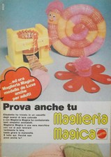 Pubblicità Advertising Ritaglio Italian 1979 MAGLIERIA MAGICA DE LUXE MATTEL v2