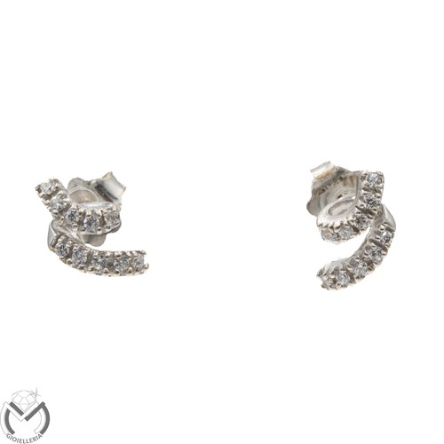 Orecchini oro bianco 750 - kt,