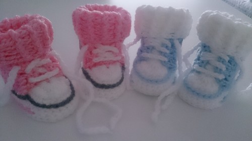 Scarpe all uncinetto - all'uncinetto, bambino