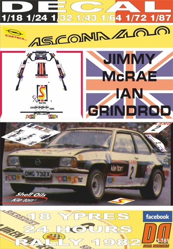 Decal opel ascona 400 jimmy - opel,
