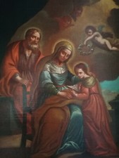 Dipinto antico Olio su tela