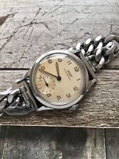 Vintage 1950 Tissot Antimagnetique Military  Sweden Cal.27-1t  33.3 Mm Steel