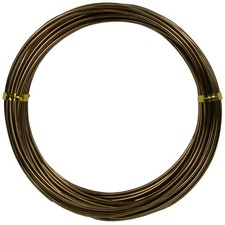 Filo alluminio tondo marrone