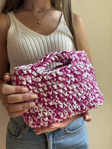 Borsa all uncinetto - borsa, all’uncinetto