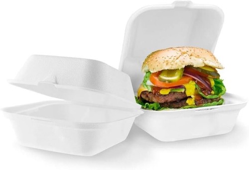 Clamshell bagasse hamburger - clamshell,