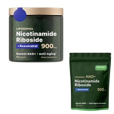 NAD+Integratore per Anti-Aging, Energy Focus Nicotinamide Riboside Resveratrolo DE