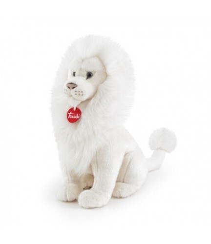 Peluche trudi leone bianco - leone,