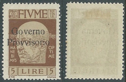 1921 fiume governo provvisorio - fiume,