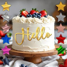 Charm torta acrilico festa