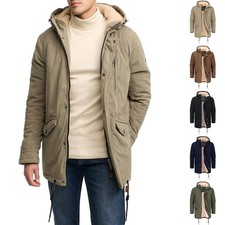 Indicode Uomo Giacca Invernale INLedley-Cord Jacket Uomo Giacca Fodera Teddy