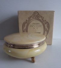 Shiseido Vintage Fantasy Body Powder Vanity Bowl with Puff  Box New and Unused