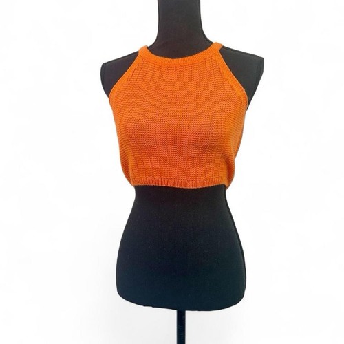 Crop top arancione