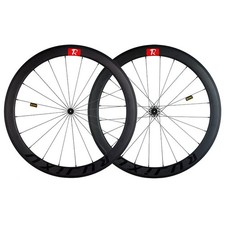 Set Ruote 700c Carbonio per Bici da Strada Altezza 45/50mm V/C Freno Clincher Ruote 