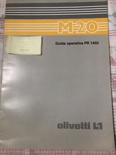 OLIVETTI  M20 L1-GUIDA OPERATIVA  PR 1450